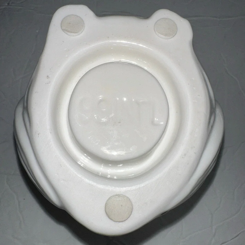 Owl‎ Floral Container Tea light holder 5 inches tall White Cute 99intl